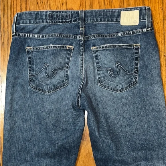 AG Adriano Goldschmied The Ex Boyfriend Slim Blue Denim Jeans Size 29 - Picture 11 of 16